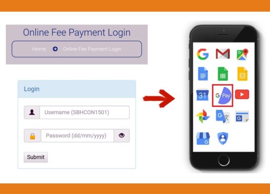 Fee Payment through UPI – Google Pay app
