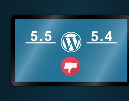 Downgrade WordPress 5.5 to 5.4.2 Manually