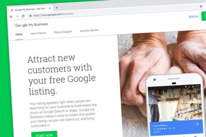 Google My Business listing
